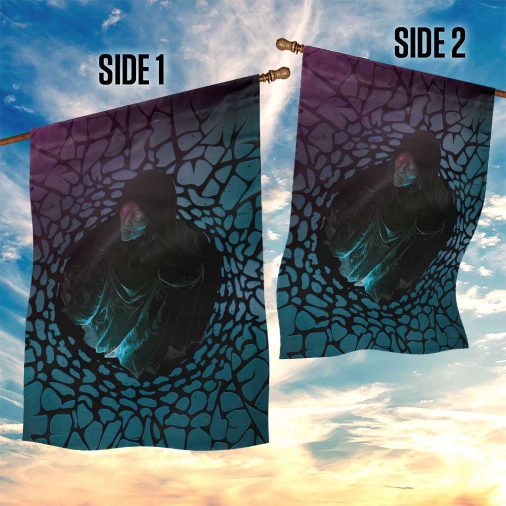 3D Illusion Witch Halloween Garden Flag Dark Magic In The Cracks - Wonder Print Shop