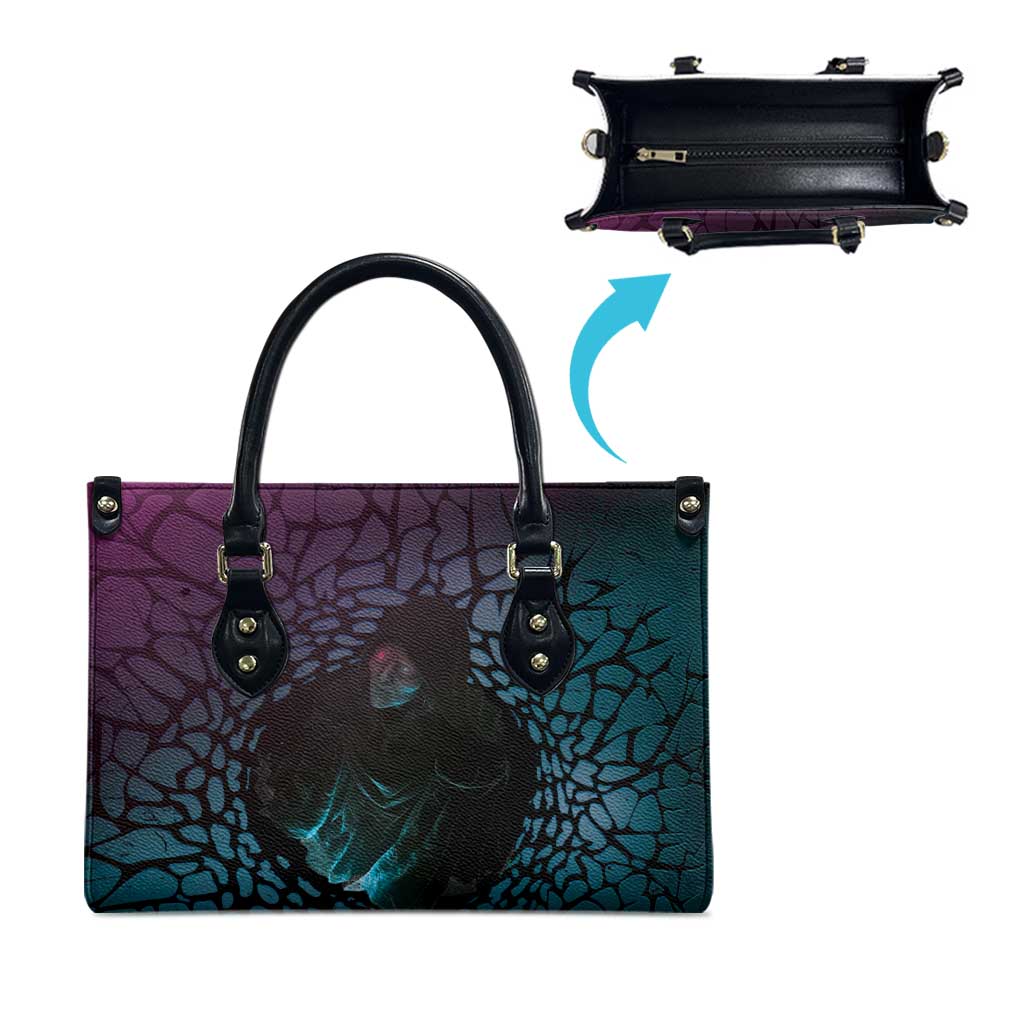 3D Illusion Witch Halloween Leather Bag Dark Magic In The Cracks DT05