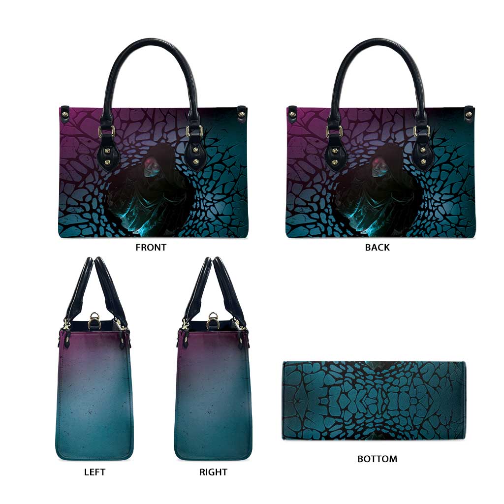 3D Illusion Witch Halloween Leather Bag Dark Magic In The Cracks DT05