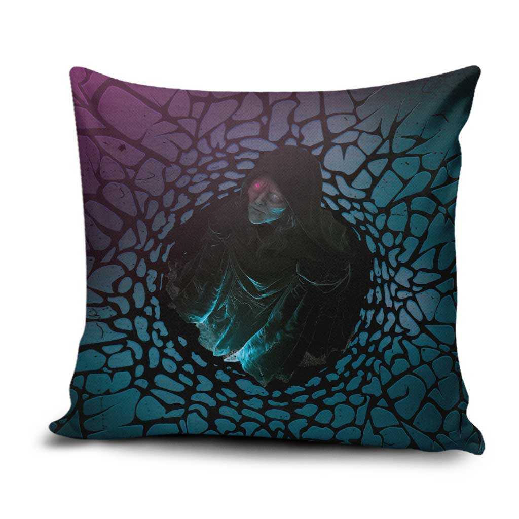 3D Illusion Witch Halloween Pillow Cover Dark Magic In The Cracks - Wonder Print Shop