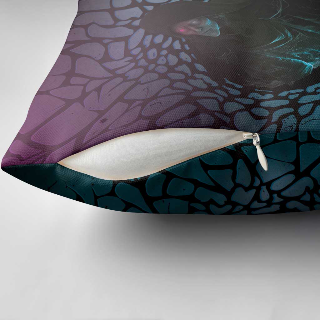 3D Illusion Witch Halloween Pillow Cover Dark Magic In The Cracks - Wonder Print Shop