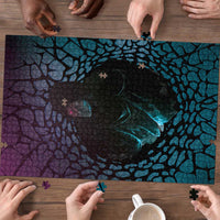 3D Illusion Witch Halloween Puzzle Dark Magic In The Cracks - Wonder Print Shop
