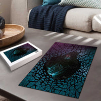 3D Illusion Witch Halloween Puzzle Dark Magic In The Cracks - Wonder Print Shop