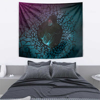 3D Illusion Witch Halloween Tapestry Dark Magic In The Cracks - Wonder Print Shop