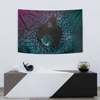 3D Illusion Witch Halloween Tapestry Dark Magic In The Cracks - Wonder Print Shop