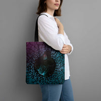 3D Illusion Witch Halloween Tote Bag Dark Magic In The Cracks - Wonder Print Shop