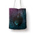 3D Illusion Witch Halloween Tote Bag Dark Magic In The Cracks - Wonder Print Shop