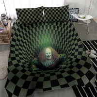 3D Illusion Clown Halloween Bedding Set Dark Style DT05