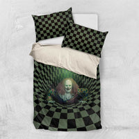 3D Illusion Clown Halloween Bedding Set Dark Style DT05