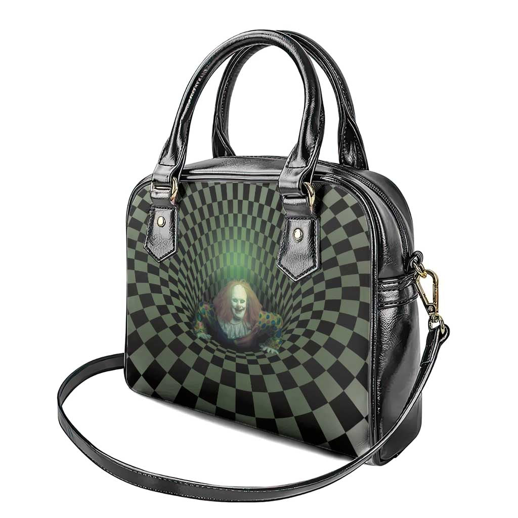 3D Illusion Clown Halloween Shoulder Handbag Dark Style - Wonder Print Shop