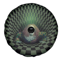 3D Illusion Clown Halloween Spare Tire Cover Dark Style - Wonder Print Shop