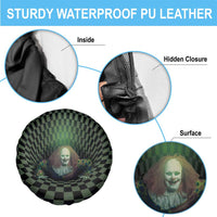 3D Illusion Clown Halloween Spare Tire Cover Dark Style - Wonder Print Shop