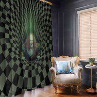 3D Illusion Clown Halloween Window Curtain Dark Style - Wonder Print Shop