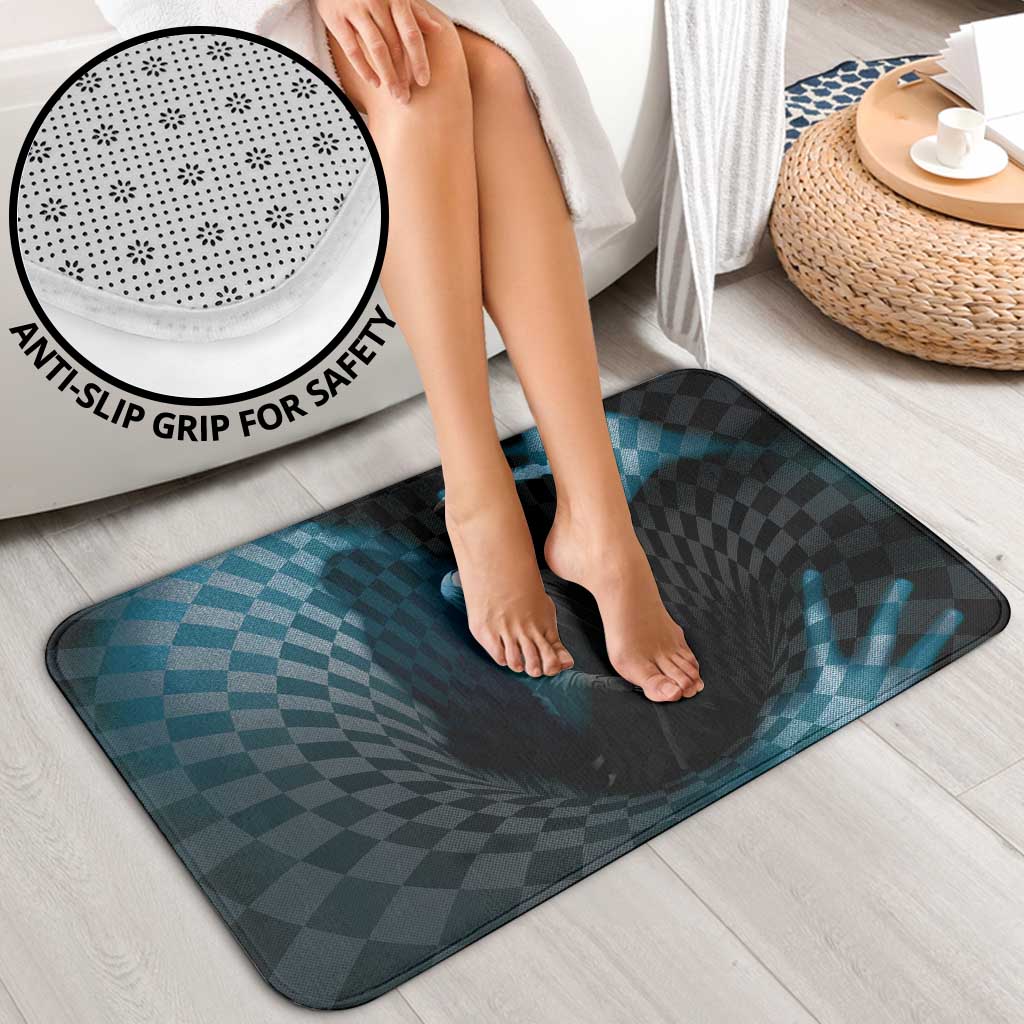 3D Illusion Death Halloween Bathroom Set Y2k Horror Retro Style - Wonder Print Shop