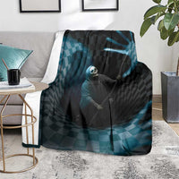 3D Illusion Death Halloween Blanket Y2k Horror Retro Style - Wonder Print Shop