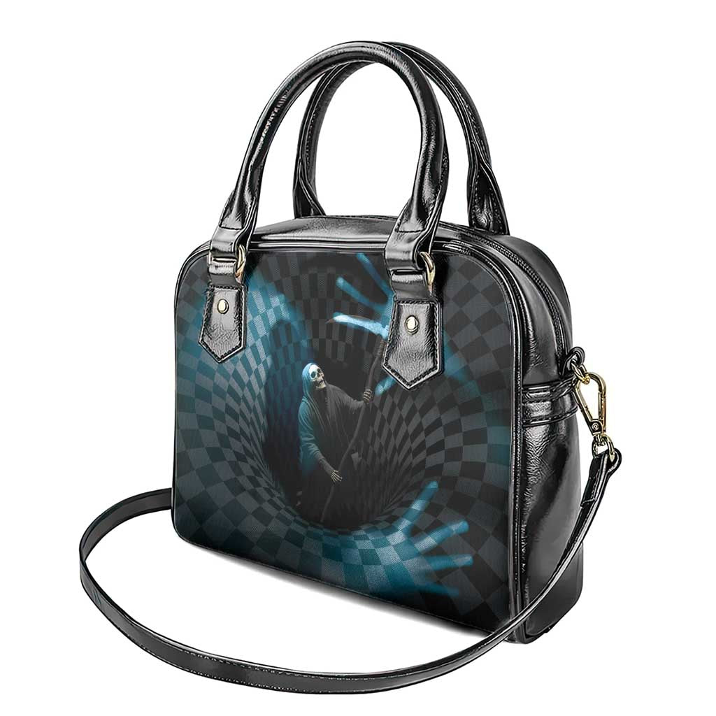 3D Illusion Death Halloween Shoulder Handbag Y2k Horror Retro Style - Wonder Print Shop
