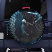 3D Illusion Death Halloween Spare Tire Cover Y2k Horror Retro Style - Wonder Print Shop