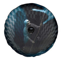 3D Illusion Death Halloween Spare Tire Cover Y2k Horror Retro Style - Wonder Print Shop
