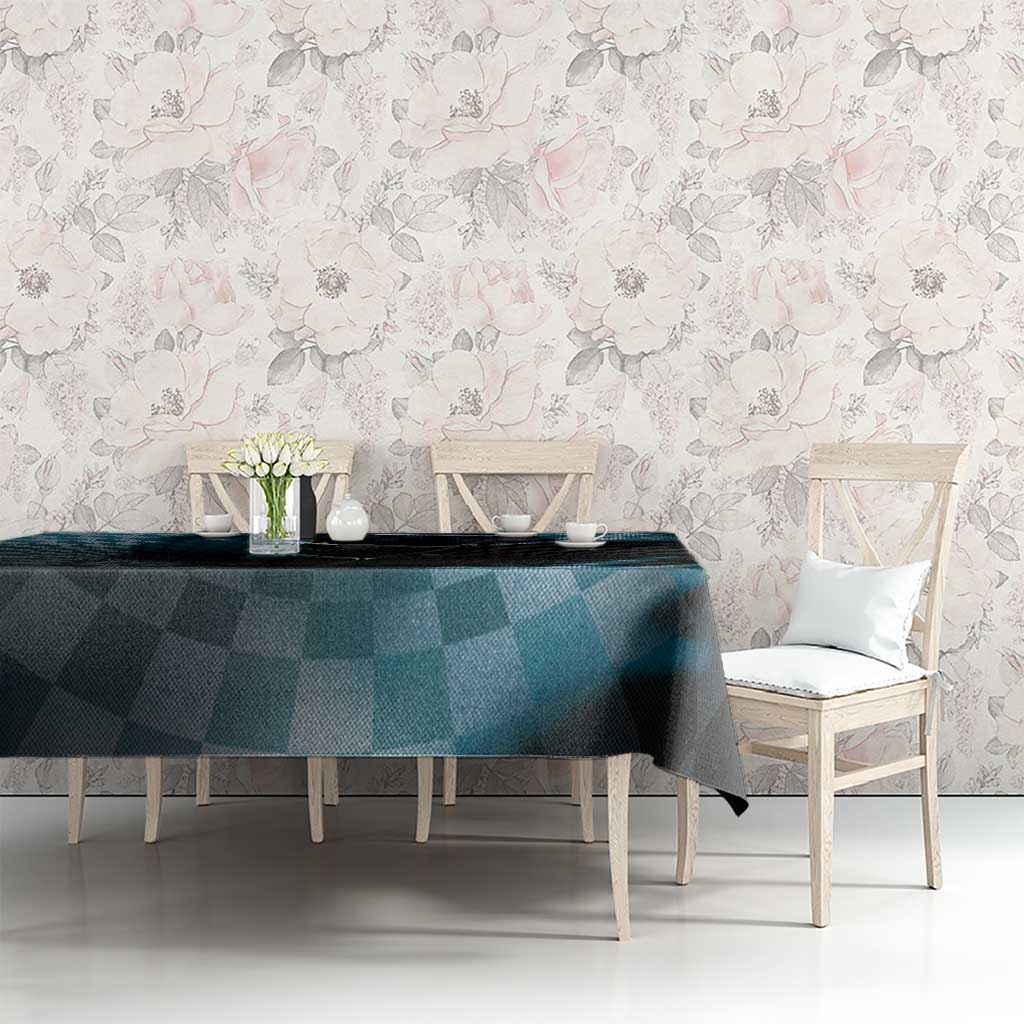 3D Illusion Death Halloween Tablecloth Y2k Horror Retro Style - Wonder Print Shop