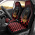 3D Illusion Cat Halloween Car Seat Cover Horror Cartoon Style DT05