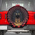 3D Illusion Cat Halloween Spare Tire Cover Horror Cartoon Style - Wonder Print Shop