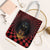 3D Illusion Cat Halloween Tote Bag Horror Cartoon Style - Wonder Print Shop