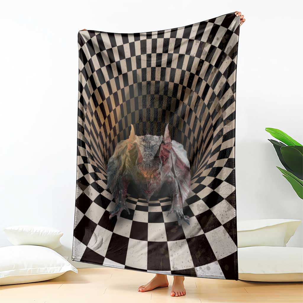 3D Illusion Bat Halloween Blanket Horror Style - Wonder Print Shop