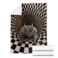 3D Illusion Bat Halloween Blanket Horror Style - Wonder Print Shop
