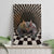 3D Illusion Bat Halloween Canvas Wall Art Horror Style - Wonder Print Shop