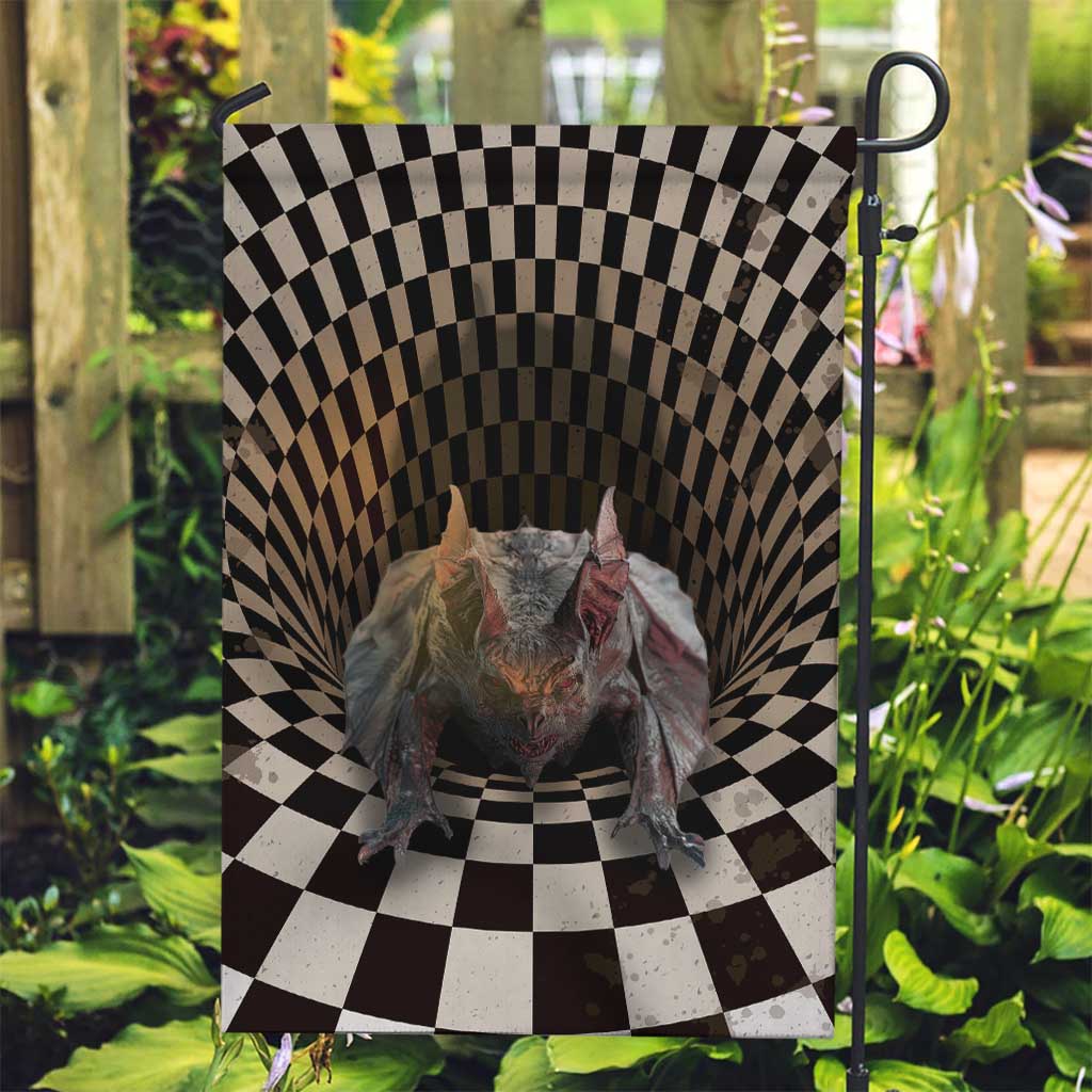 3D Illusion Bat Halloween Garden Flag Horror Style - Wonder Print Shop