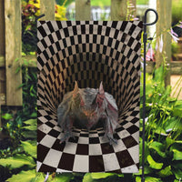 3D Illusion Bat Halloween Garden Flag Horror Style - Wonder Print Shop