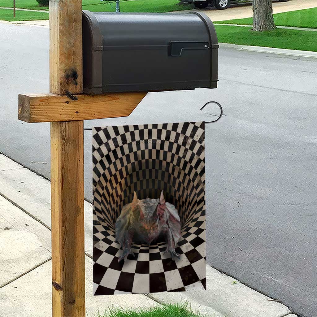 3D Illusion Bat Halloween Garden Flag Horror Style - Wonder Print Shop