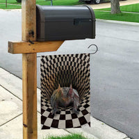 3D Illusion Bat Halloween Garden Flag Horror Style - Wonder Print Shop