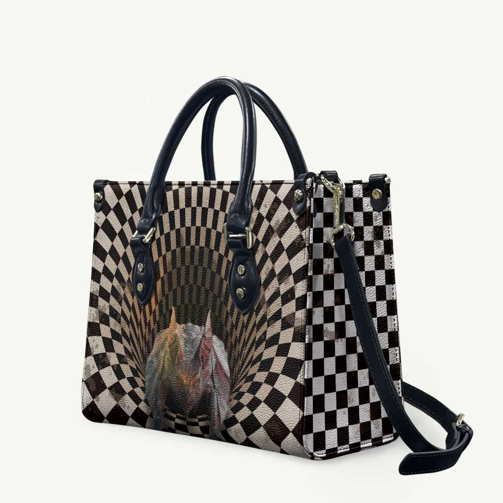 3D Illusion Bat Halloween Leather Bag Horror Style DT05