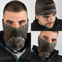 3D Illusion Bat Halloween Neck Gaiter Horror Style - Wonder Print Shop