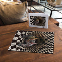 3D Illusion Bat Halloween Puzzle Horror Style - Wonder Print Shop