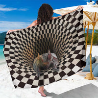 3D Illusion Bat Halloween Sarong Horror Style - Wonder Print Shop