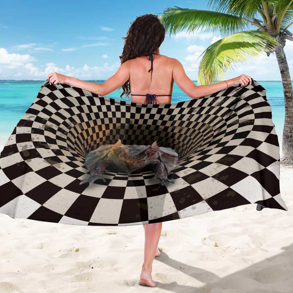 3D Illusion Bat Halloween Sarong Horror Style - Wonder Print Shop