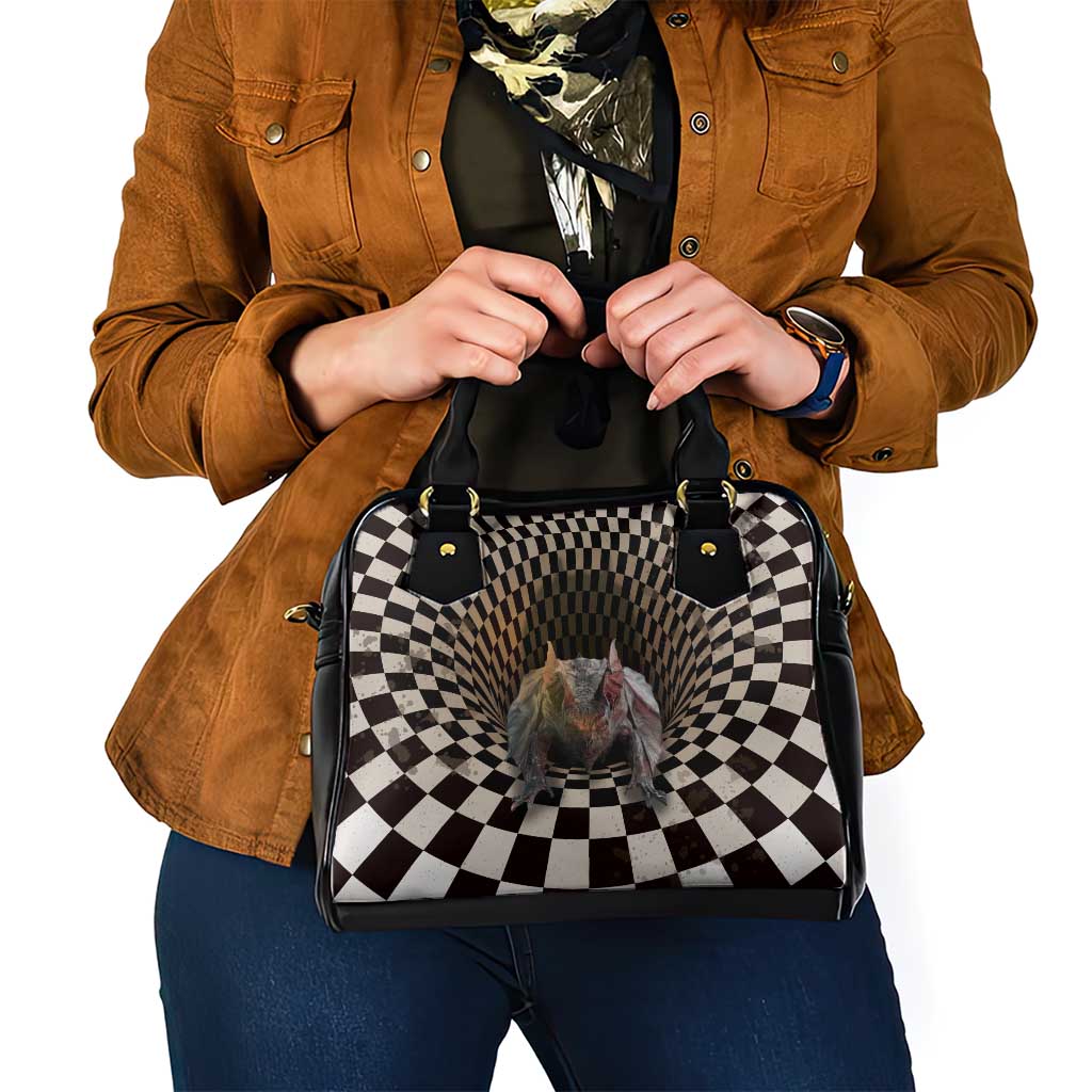3D Illusion Bat Halloween Shoulder Handbag Horror Style - Wonder Print Shop