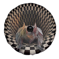 3D Illusion Bat Halloween Spare Tire Cover Horror Style - Wonder Print Shop