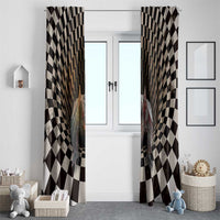 3D Illusion Bat Halloween Window Curtain Horror Style - Wonder Print Shop