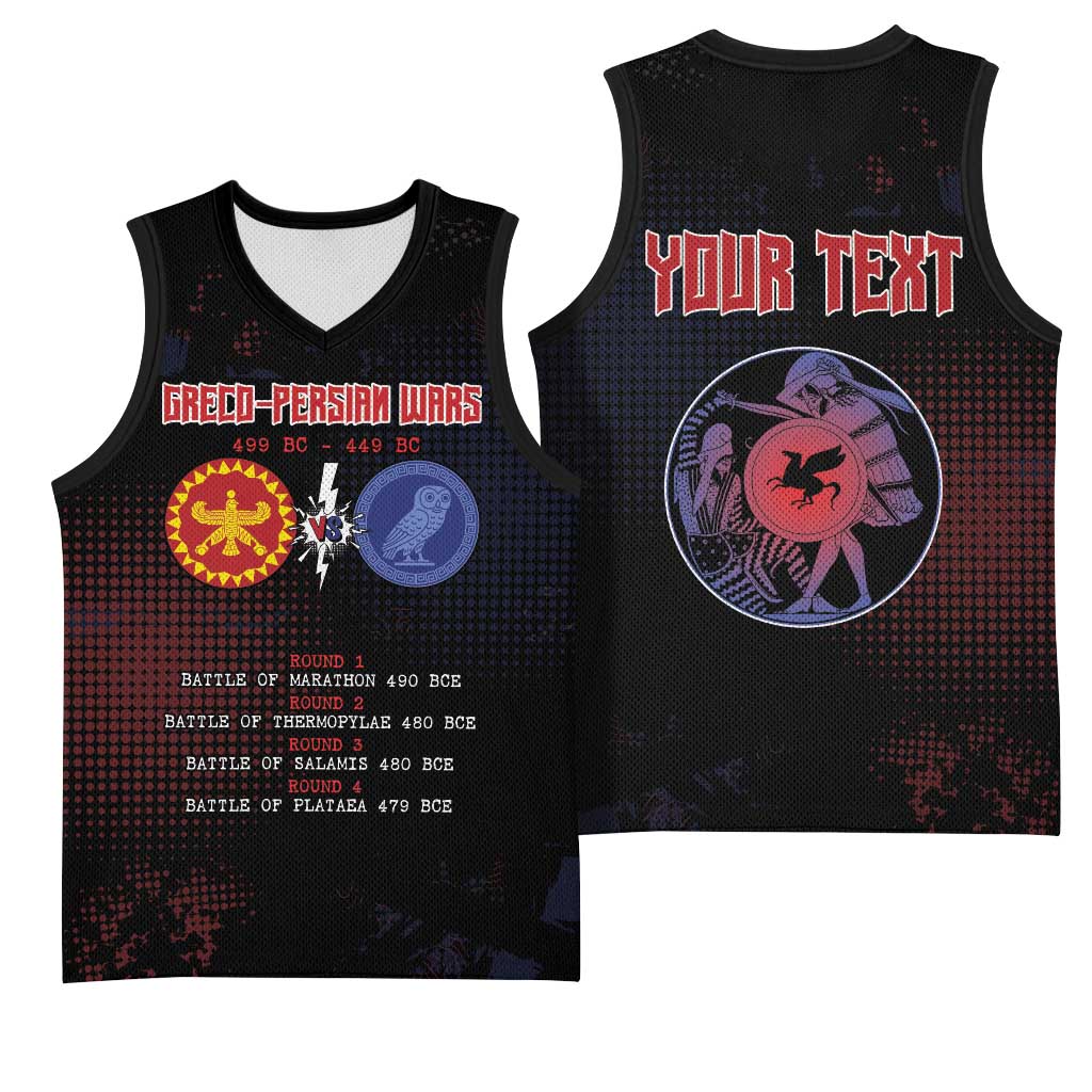 Personalized Delian League Basketball Jersey Greek And Persian Wars - Wonder Print Shop