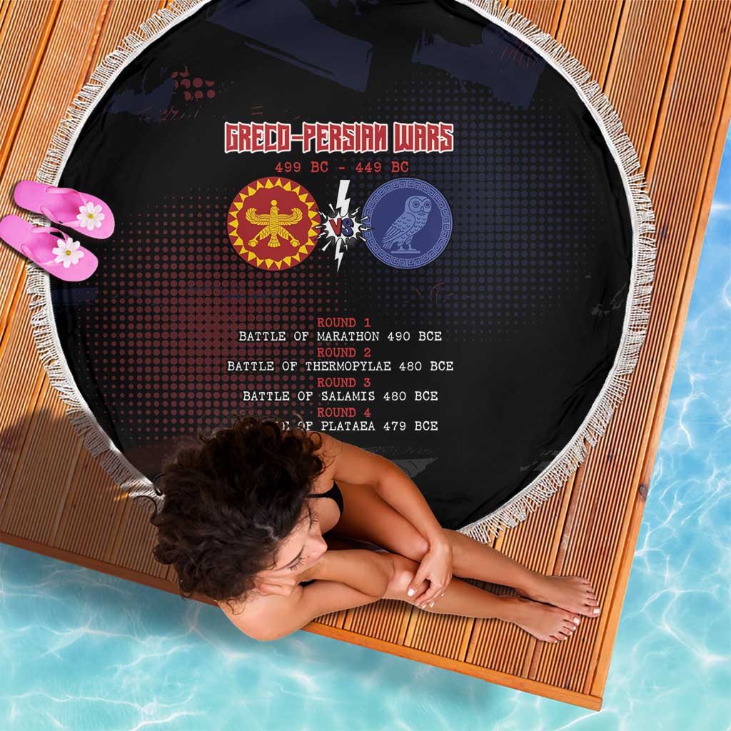 Delian League Beach Blanket Greek And Persian Wars - Wonder Print Shop
