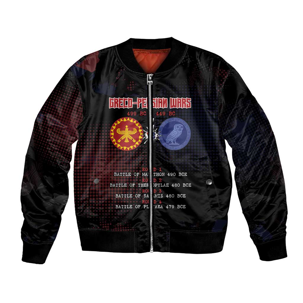 Personalized Delian League Bomber Jacket Greek And Persian Wars - Wonder Print Shop