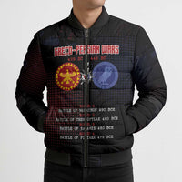 Personalized Delian League Bomber Puffer Jacket Greek And Persian Wars - Wonder Print Shop