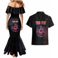 Personalized Delian League Couples Matching Mermaid Dress and Hawaiian Shirt Greek And Persian Wars - Wonder Print Shop