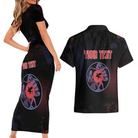 Personalized Delian League Couples Matching Short Sleeve Bodycon Dress and Hawaiian Shirt Greek And Persian Wars - Wonder Print Shop