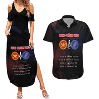 Personalized Delian League Couples Matching Summer Maxi Dress and Hawaiian Shirt Greek And Persian Wars - Wonder Print Shop