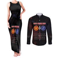 Personalized Delian League Couples Matching Tank Maxi Dress and Long Sleeve Button Shirt Greek And Persian Wars - Wonder Print Shop