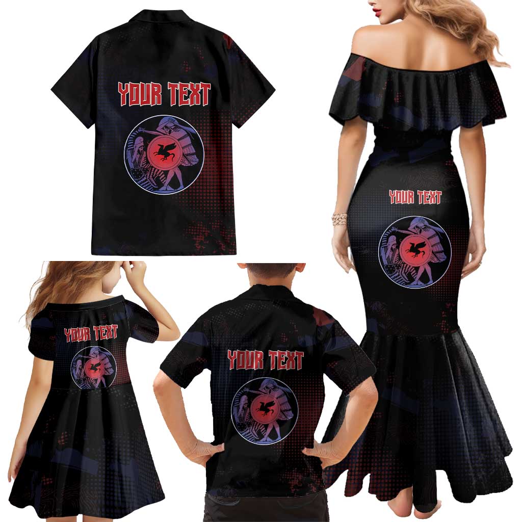 Personalized Delian League Family Matching Mermaid Dress and Hawaiian Shirt Greek And Persian Wars - Wonder Print Shop
